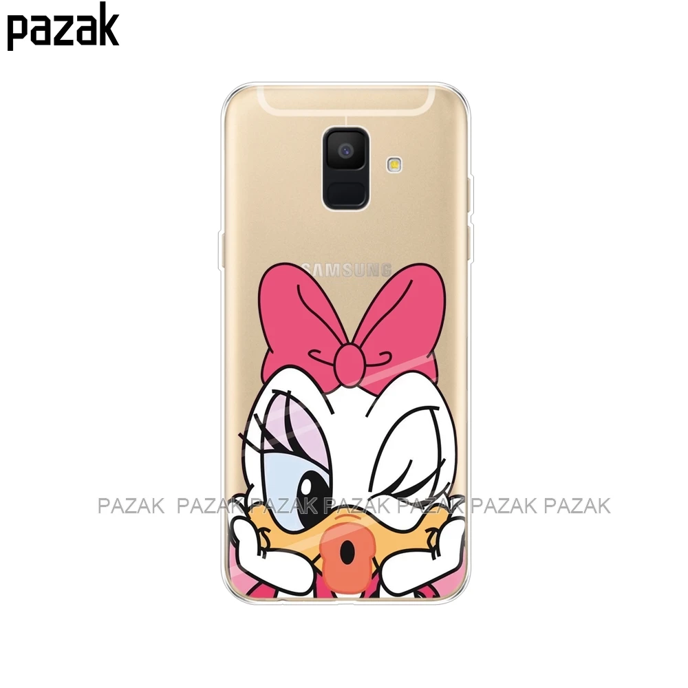 34378 Силиконовый чехол для телефона samsung Galaxy A6 Dual SIM SM A600 A600F, мягкая задняя крышка из ТПУ для samsung A6 Plus A605 A605F pop - Цвет: 34378