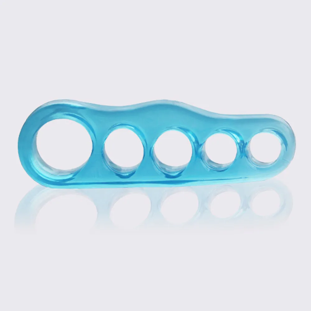 1PairToe separator adjustment appliance yoga hole toe stretcher pain relief gel correction foot type foot care XXL25