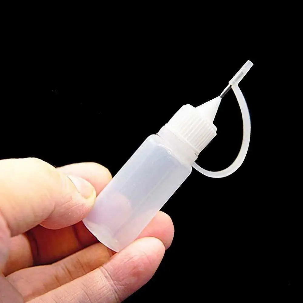 

100pcs 3ml 5ml 10ml 15ml 30ml 50ml Plastic Squeezable Drop Bottle Metal Dropper Needle Tip Liquid Cig Oil E juice Fill container