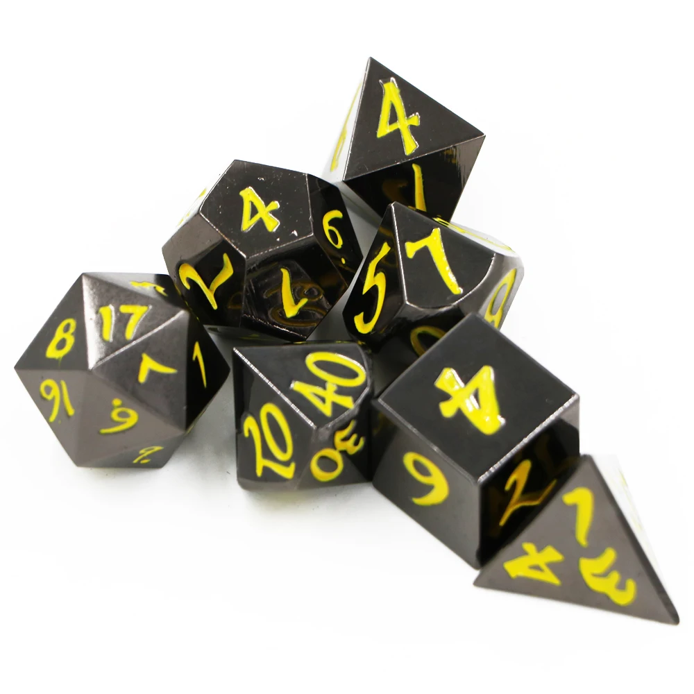 IMDG 7 шт./компл. креативные игральные кости для ролевых игр многогранные