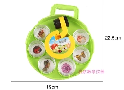 Зритель насекомых и растений детский увеличенный научный микроскоп научные