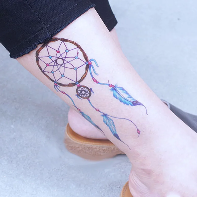 Горячая Распродажа временная татуировка Стикеры Водонепроницаемый съемный