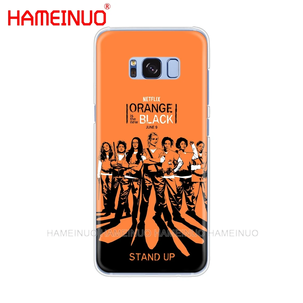 HAMEINUO ORANGE IS THE NEW BLACK чехол для мобильного телефона Samsung Galaxy S9 S7 edge PLUS S8 S6 S5 S4 S3 MINI |