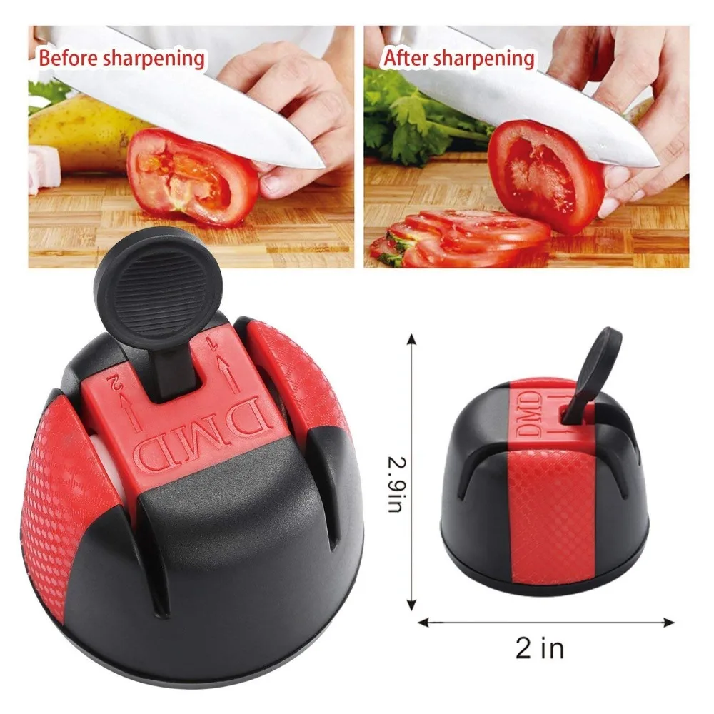 2019 точилка для ножей мини с мощной присоской алмазная и керамическая 2