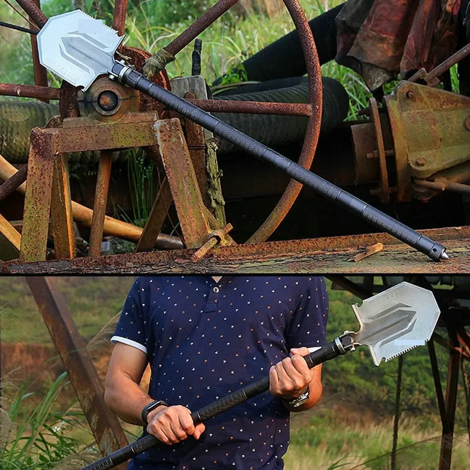 Multi Camping Shovels Survival Tools Multifunctional Folding Chinese Military Hunting Fishing Utility Shovel Spade | Спорт и