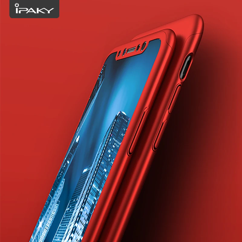 Для iphone x case Оригинал бренда iPaky 360 Полный coque для 10 Тонкий чехол Ультратонкий