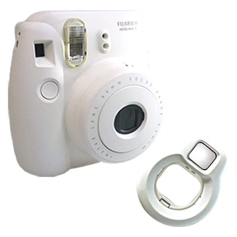 Fuji Fujifilm Instax Mini 8 мгновенная фотопленка камера белый + крупным планом объектив