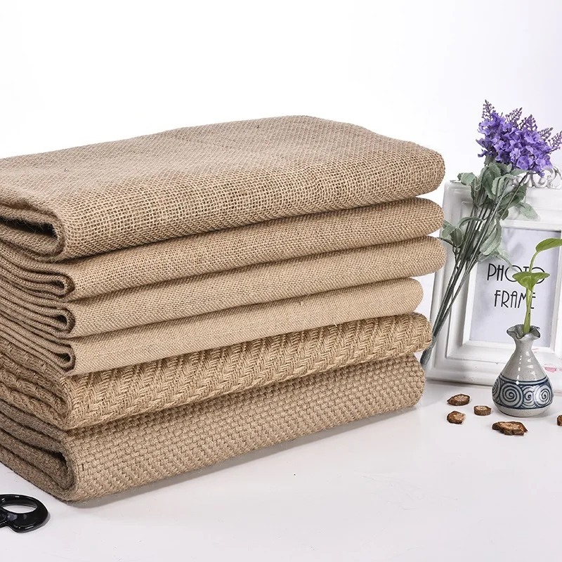 1 ярд натуральная джутовая льняная ткань для фотографирования фона скатерть DIY