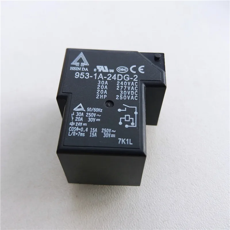 4 шт. реле 953 1A 24DG 2 240В 30A 5 pin Реле питания 24VDC реле|Реле| |