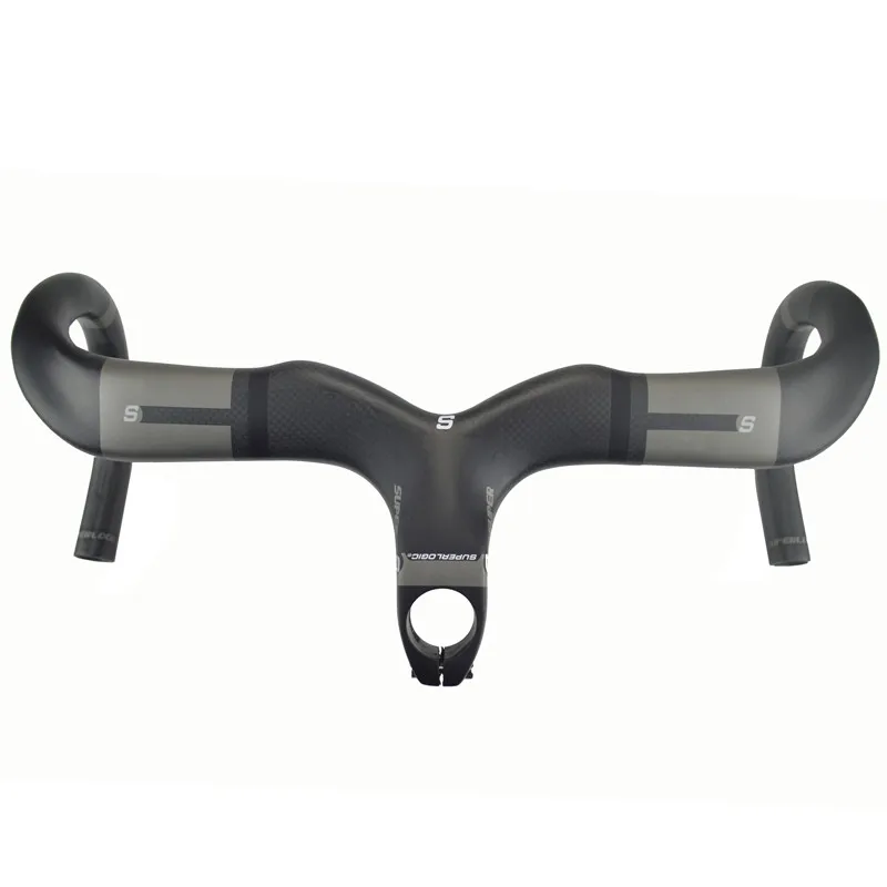 brand superlogic carbon road handlebar bent bar bike parts 1-1/8 400/420/440mm Bicycle Accessories Riding equipment