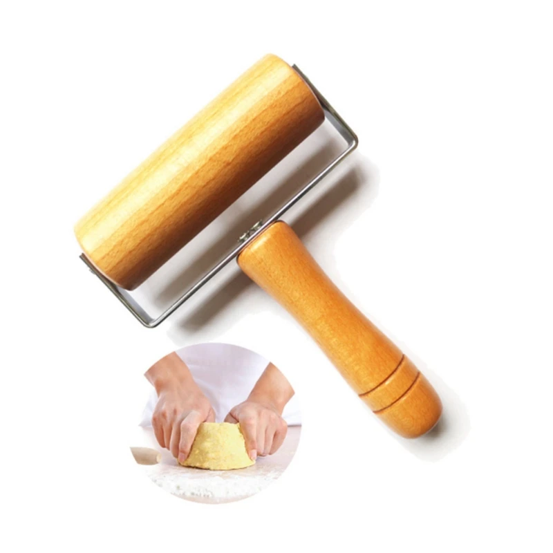 Wooden Rolling Pin Hand Dough Roller for Pastry Fondant Cookie Chapati Pasta Bakery Pizza Kitchen tool New 0259 | Дом и сад