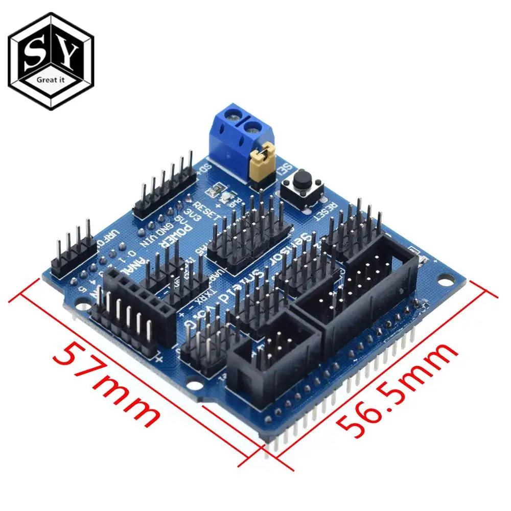 V5.0 сенсор Щит Плата расширения для arduino электронные строительные блоки робот