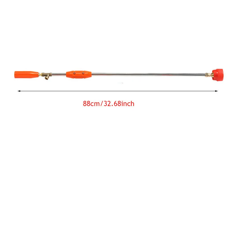 88CM (straight hood) Сельскохозяйственный Электрический распылитель аксессуары садовый полив пистолеты металлический распылитель бар орошение сада высокого давления воды спрей бар - Цвет: 88CM (straight hood)