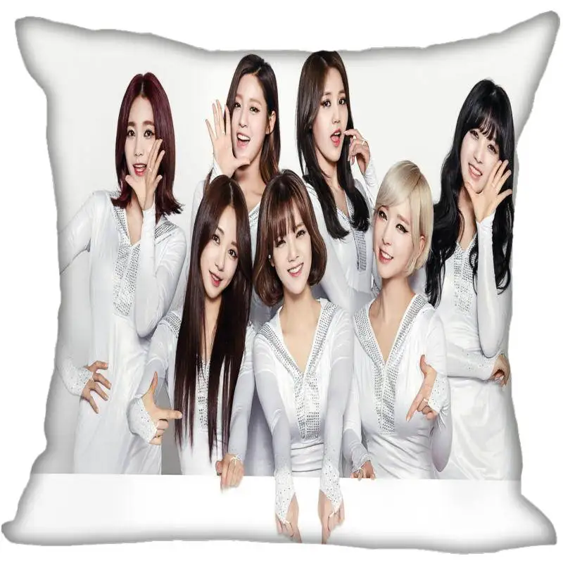 22 Вентилятор Xi Hot Custom KPOP AOA Печатный Шелковый квадратный наволочка домашняя декоративная молния атласные наволочки(одна сторона - Цвет: 22