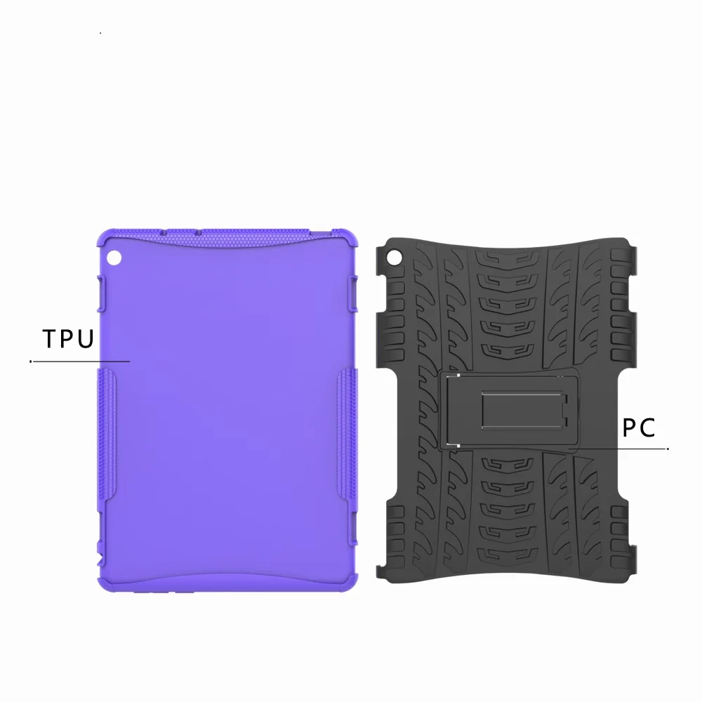 Сверхмощный броня для huawei MediaPad M3 Lite 10 BAH W09 AL00 чехол PC + TPU подставка противоударный