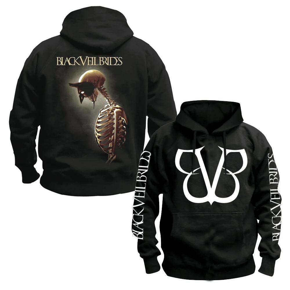 Bloodhoof Black Veil Brides Mist Black BVB худи post-hardcore cruamo rock черная хлопковая толстовка азиатского размера