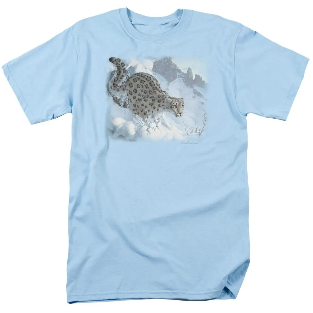 Wildlife Snow Leopard Men's Regular Fit T-Shirt | Мужская одежда