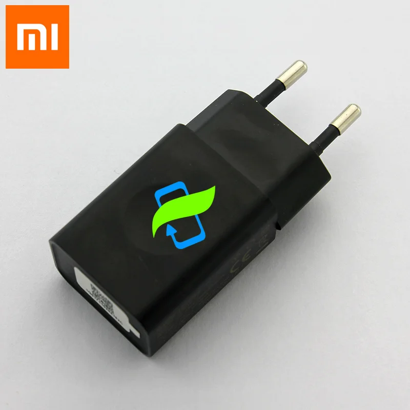 Black EUCharger only Адаптер питания Xiao mi EU 5 в 1 А, настенное зарядное устройство, красный mi Note4 mi cro, usb-кабель для Xiaomi mi 1 2 3 4, красный mi 1 2 3 Note 2 3 4 4x - Тип штекера: Black EUCharger only