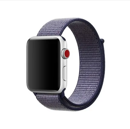 Type H Ремешок для наручных часов, нейлоновый ремешок для Apple Watch, серия 3, 2, 1, 38 мм, 42 мм, спортивный браслет с петлей и тканевые нейлоновые Ремешки для наручных часов - Цвет ремешка: Type H