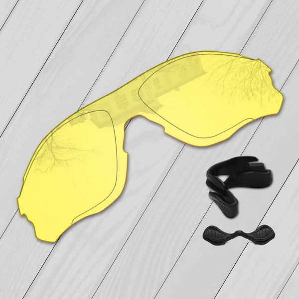 HD Yellow-Nose pads E.O.S поляризованные улучшенные Сменные линзы для солнцезащитных очков Oakley EVZero Path-несколько вариантов - Цвет линз: HD Yellow-Nose pads