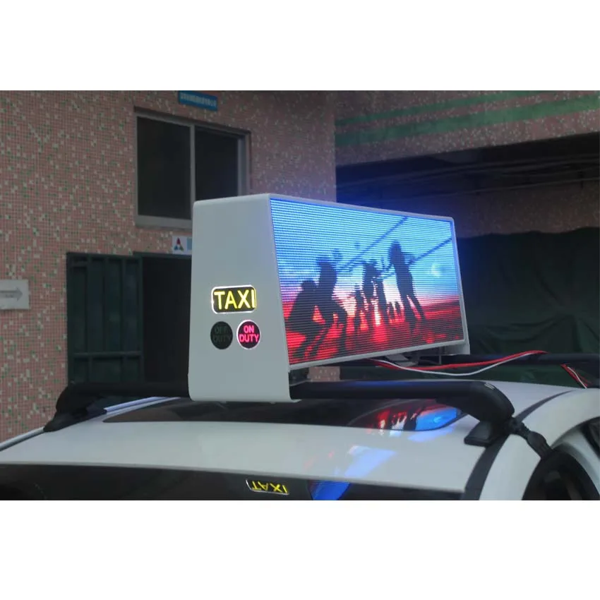 Полноцветный светодиодный экран для такси P2.5 3G/4G/WIFI/ Ethernet/ USB дисплей наружной