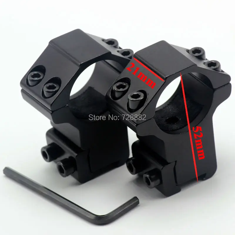 2PCS 25.4mm 1 Inch 1&quot Rings High Profile Scopes Mounts for 11mm Picatinny Dovetail Scope Rail Mount Hunting | Спорт и