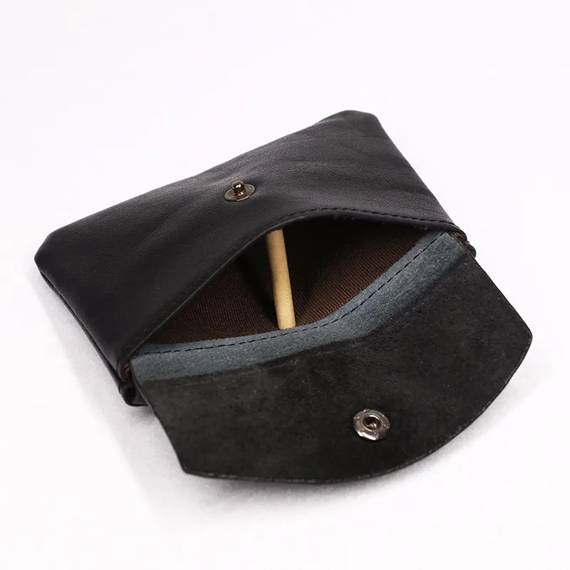 Кошелек SIMLINE из натуральной кожи для мужчин и женщин винтажный маленький тонкий