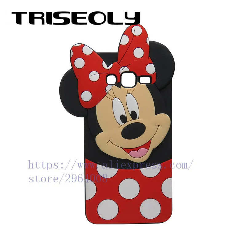 TRISEOLY 3D мультфильм Мышь кремния 5 &quotдля samsung Galaxy J5 2015 чехол для J500 J500H J500F J500M крышка