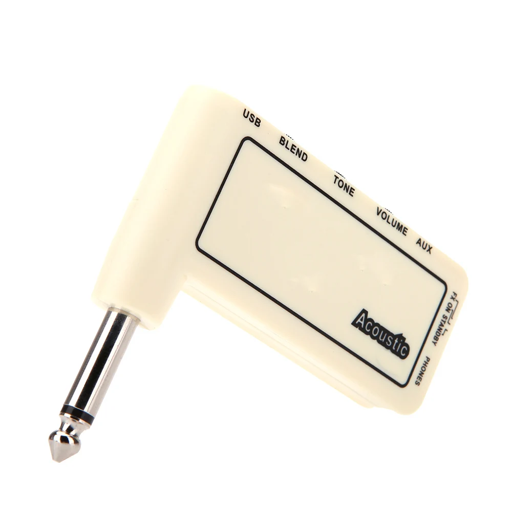 Мини Аккумуляторная Электрическая Гитара Зажигания Усилитель Для Наушников