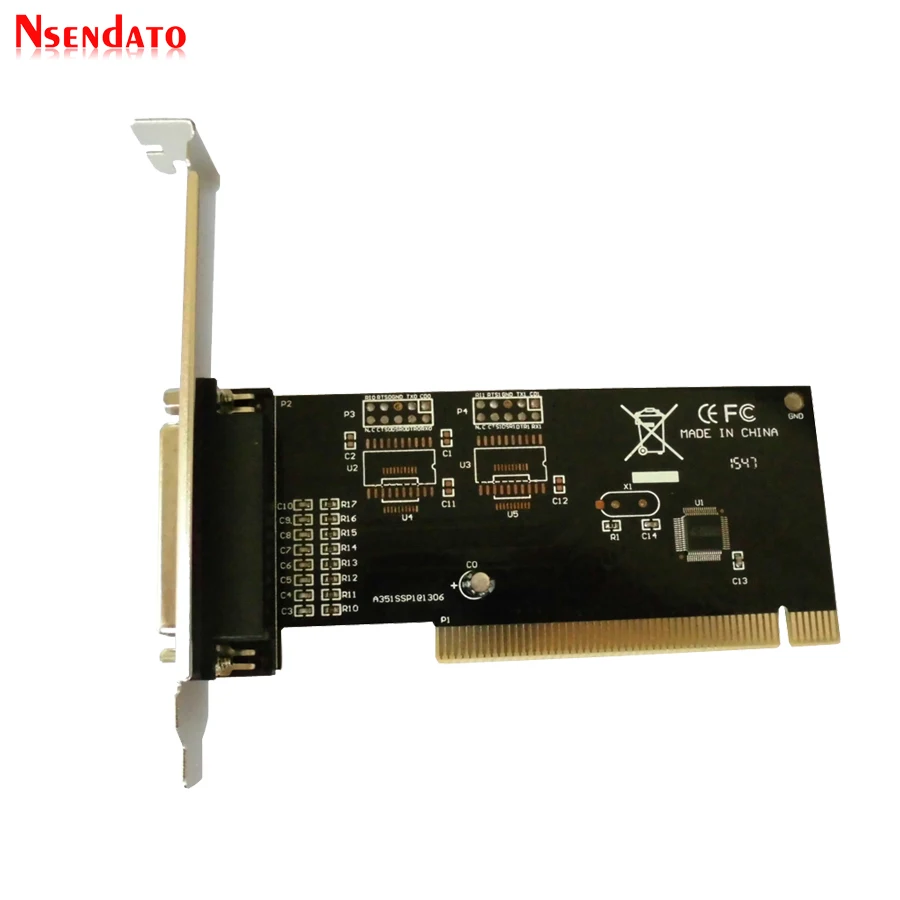 Новейшая модель IEEE 1284 Принтер DB25 LPT параллельный порт в PCI контроллер карты