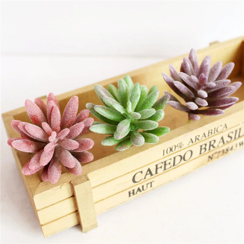 1 шт. Искусственные суккуленты земля Лотос растения трава пустыня искусственное