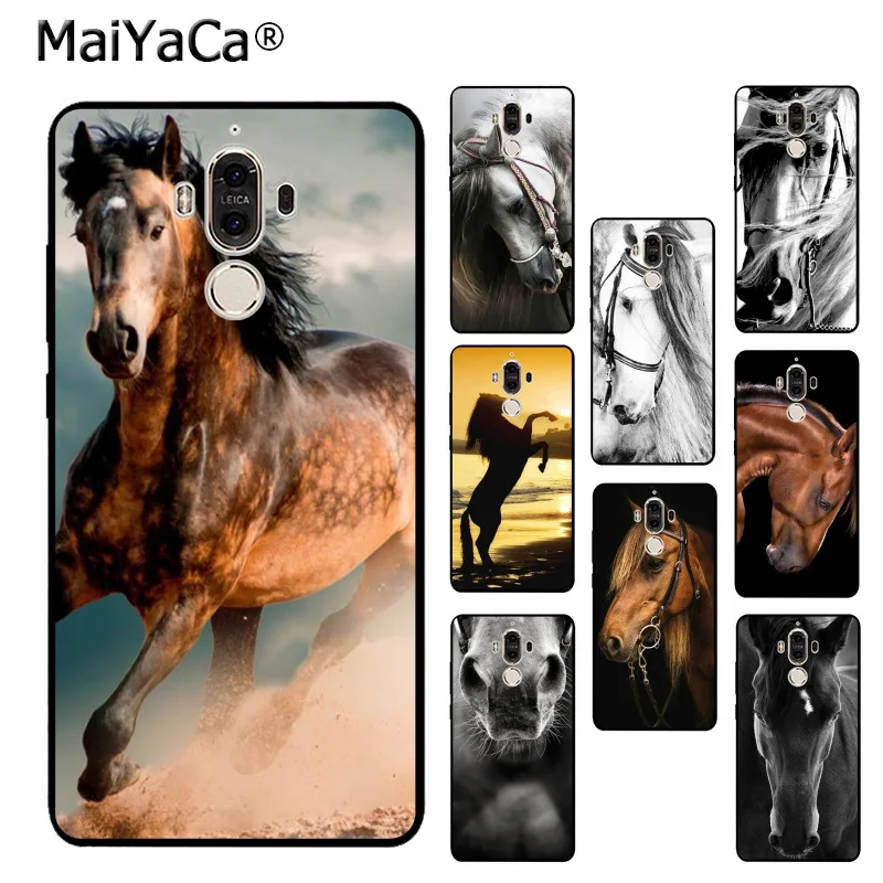 MaiYaCa runing horse в продаже! Роскошный классный чехол для телефона Huawei p20 pro p9 p10 plus mate9 10