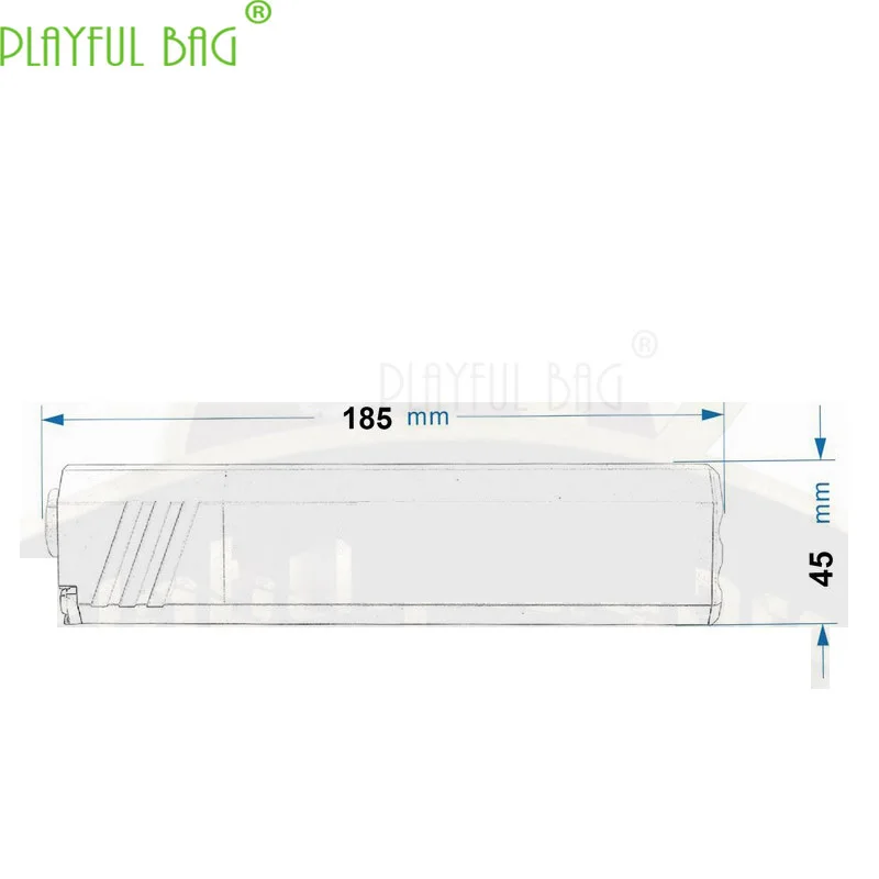 Спортивный CS игрушечный водяной пистолет специальный глушитель подавитель 14 мм