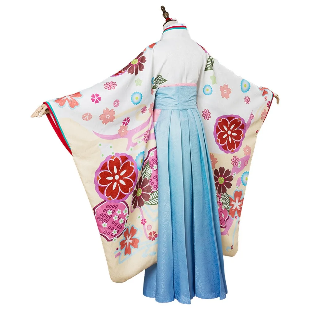 

Fate Grand Order FGO Mash Kyrielight Cosplay Kimono Outfit Costume Adult Women Halloween Carnival Cosplay Costume