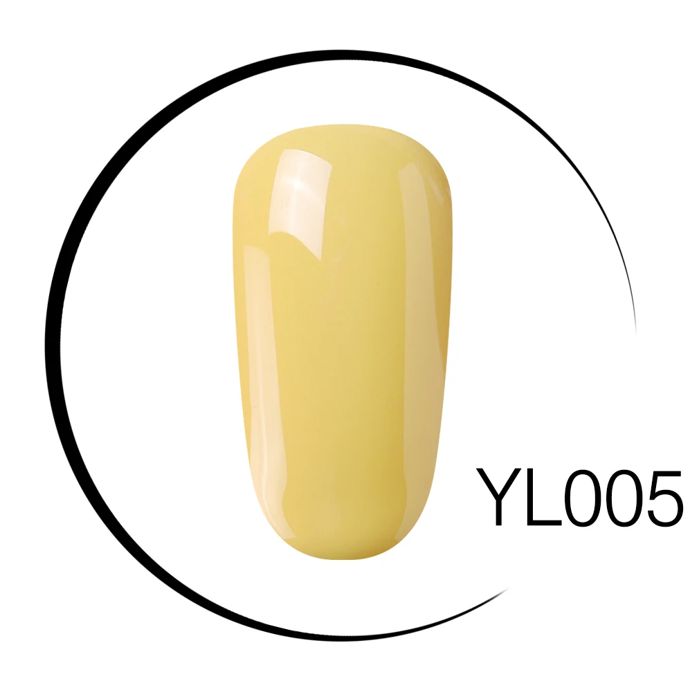 YL005 Elite99 Гель-лак для ногтей высокого качества для маникюра, салонов, 10 мл, зеленый цвет, отмачиваемый органический УФ-светодиодный Гель-лак для ногтей - Цвет: YL005