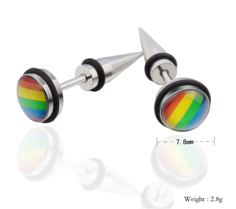 Лесбийские ЛГБТ серьги влюбленные 1 пара подвески Гей Гордость Радуга