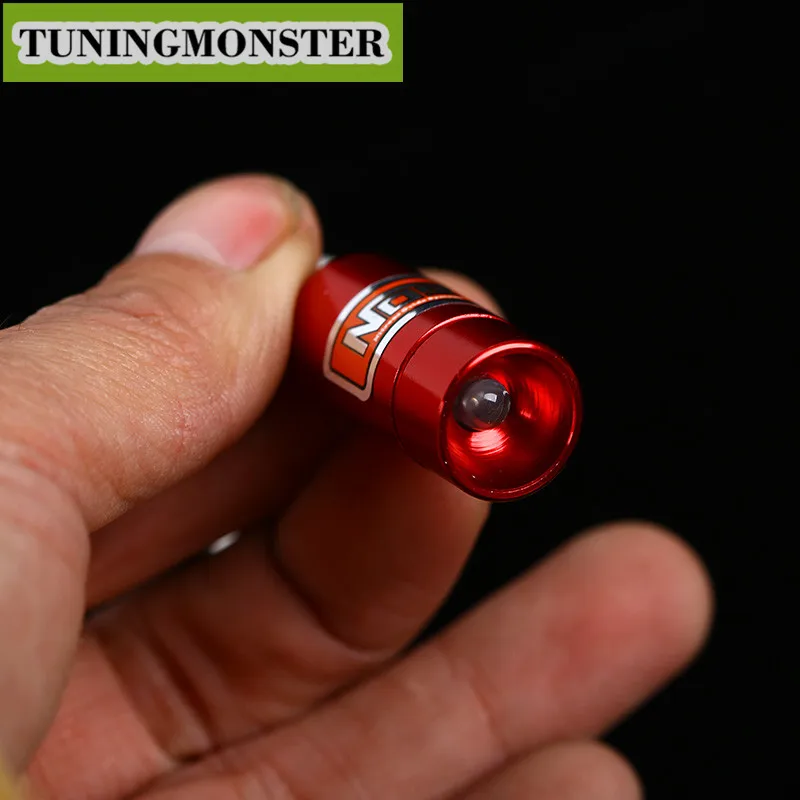 LO5 5 NOS Led Lamp Mini Nitrous Oxide Bottle Key Chain Keychain Keyring Stash Pill Box Storage Turbo w/Cell Battery **1PCS** | Автомобили