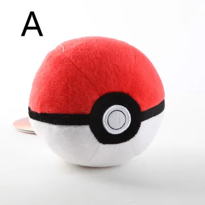 Аниме животные мяч Милый Пикачу Pokeballl плюшевый брелок-Плюшевая Кукла сумка Ключи Подвеска Мягкая кукла игрушки дети подарок на день рождения