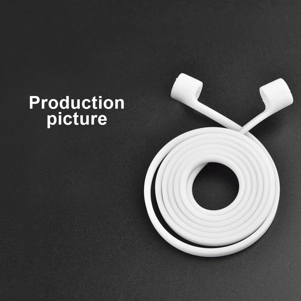 Портативный силиконовый анти-потерянный ремень веревка для Airpods петля