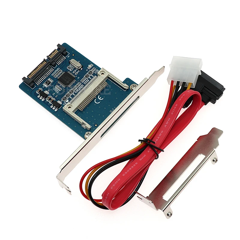 Оптовая продажа CF Compact Flash Type I/II до 2 5 дюймовый SATA последовательный адаптер |