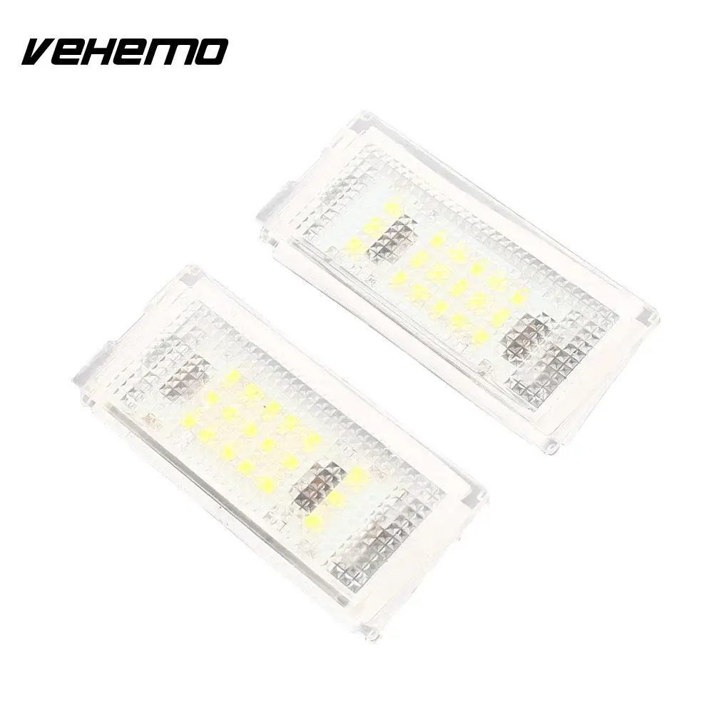 Vehemo 2 шт. DC12V фонарь освещения номерного знака автомобиля Тюнинг светодиодный