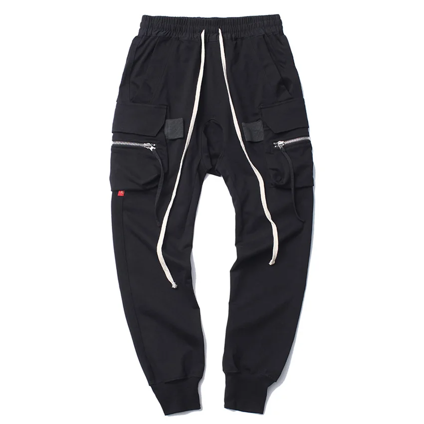 Уличная Брюки Для мужчин одежда 2018 хип хоп бегунов Карго моды|jogger cargo pants|cotton