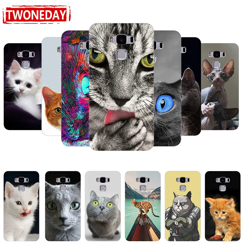 Цветной чехол для ASUS Zenfone 3 MAX ZC553KL 5 дюйма чехлы с рисунком Asus жесткие задние крышки