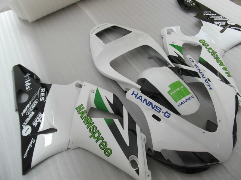 Лидер продаж комплект обтекателей кузова для Yamaha YZF R1 98 99 белый черный зеленый