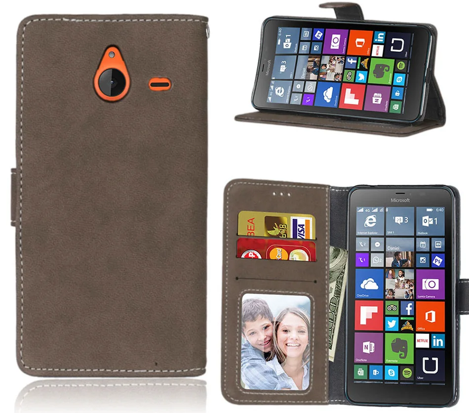 B84 стенд матовый чехол для microsoft Nokia Lumia N 435 520 535 550 625 630 640 XL 650 830 930 850 950 950XL N2 N7 8 Coque