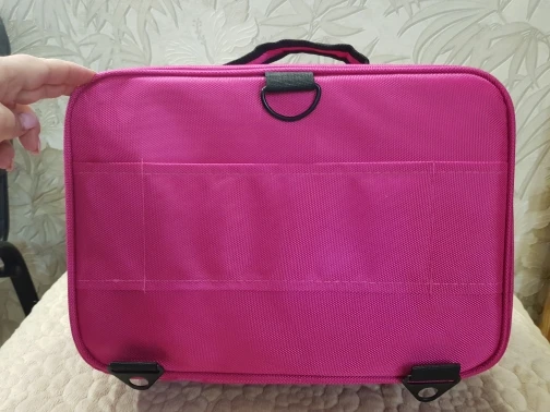 New Makeup Bag with Mirror Large Capacity Women Professional Cosmetic Manicure Bag Portable Make up Organizer Storage Bags