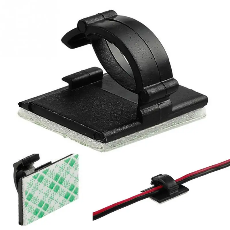 30 шт. автомобильный зажим для проводов черный и белый цвет|car clips|clip carcar cable organizer |