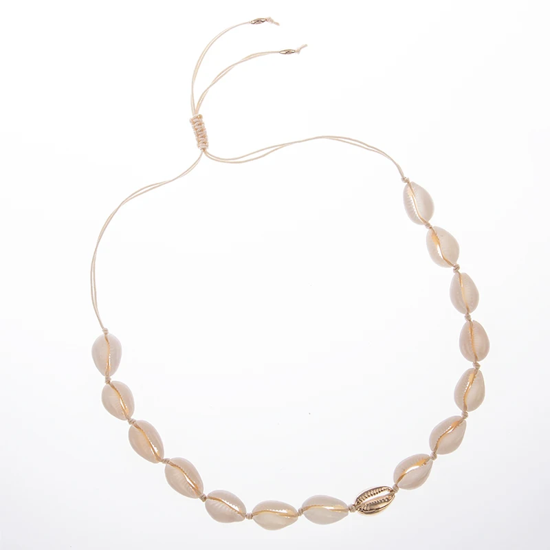 2019 натуральный золотистый ошейник Puka женские ошейники лучший vaquero concha bijoux