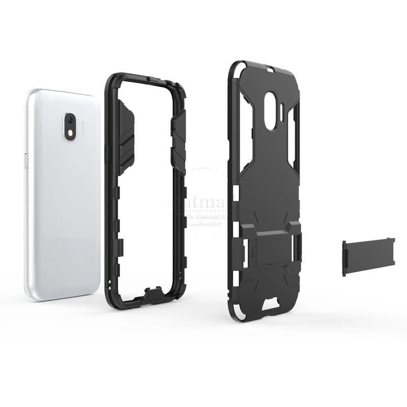 For Samsung Galaxy J2 pro Case PC+TPU Kick Stand Back Cover 2018 Cases Dual Layer Rugged Hybrid Armor Resistant Bags |