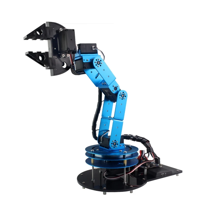 DIY 6DOF RC робот рука с открытым исходным кодом механическая держатель в форме когтя